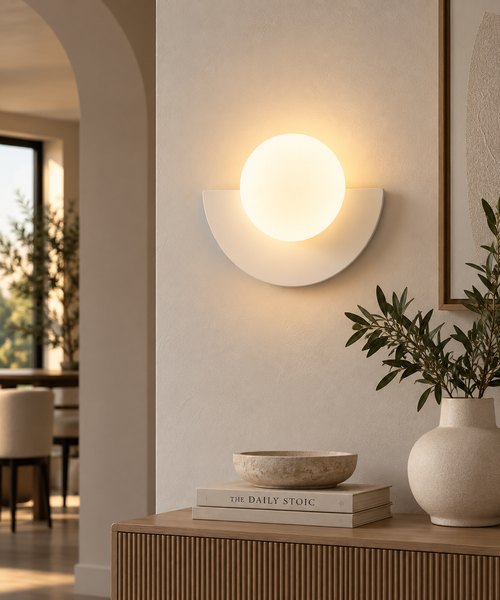 Luna Globe Wall Light