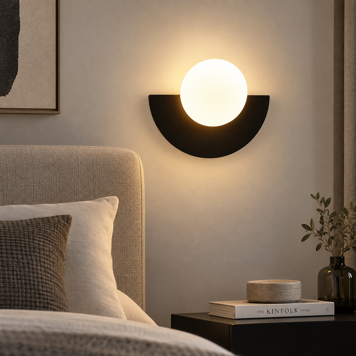 Luna Globe Wall Light