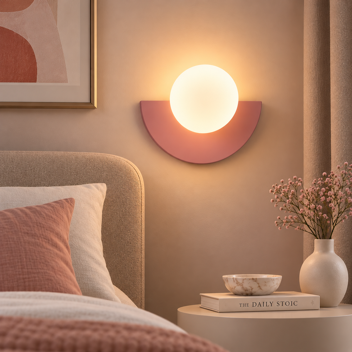 Luna Globe Wall Light